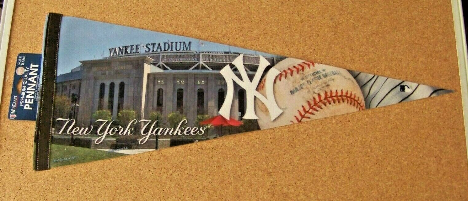 NY New York Yankees Yankee Stadium premium pennant MLB