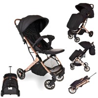 Lightweight Foldable Compact Travel Buggy Pushchair Baby Stroller Pram