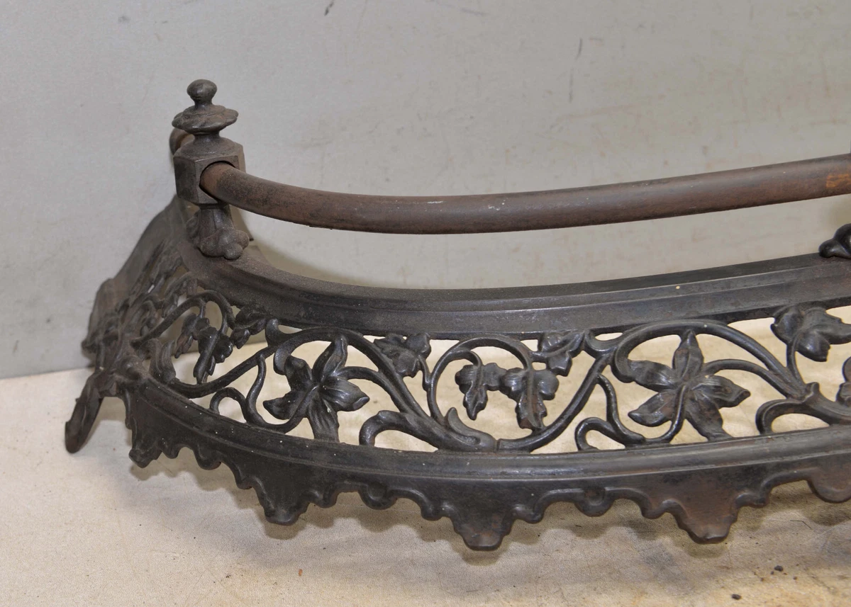 Antique J L Jackson 1860 No 13 cast iron fireplace front cover surround  deco J2 | eBay