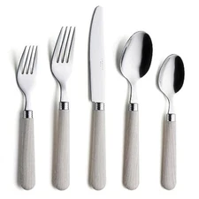 Silverware Set 20 Pieces Stainless Steel Cutlery Color Handle Flatware - 4 x ...