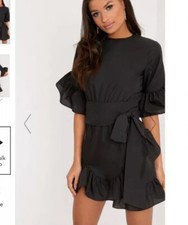 Pretty Little Thing Black Dress Size 8 BNWT