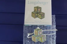 Longaberger 2001 Baby Pottery Tie-On #39594 - NEW
