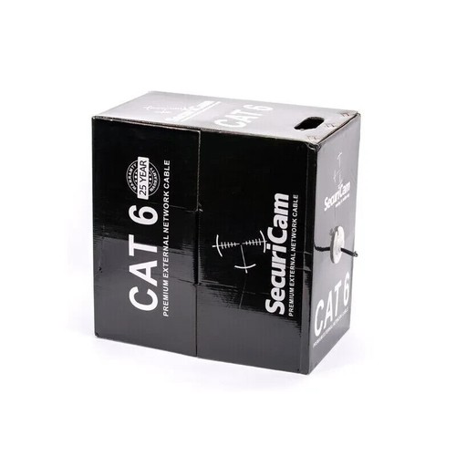 CAT6 305M Outdoor FTP UTP SHIELDED Network Ethernet Cable CCA Black Duct Grade - Photo 4/7