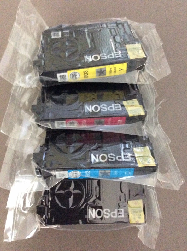 Cartouches Epson 603 couleur + noire XL (VENDUES SANS LA BOITE) - Photo 2/3
