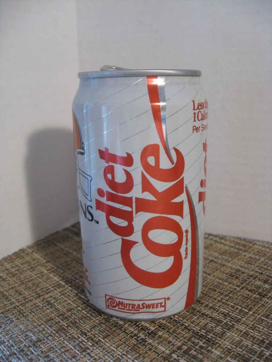 Diet Coca-Cola - NFL Cleveland Browns - Empty 12 oz. Can - 1992 | eBay