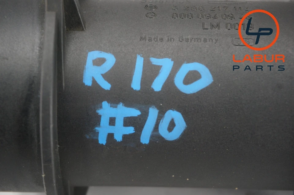 +B154 R170 MERCEDES 98-02 SLK230 MAF SENSOR DE FLUJO DE AIRE MASA TUBO MEDIDOR Foto 4 de 4