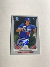 Los Angeles Dodgers BRANDON DIXON Signed Card