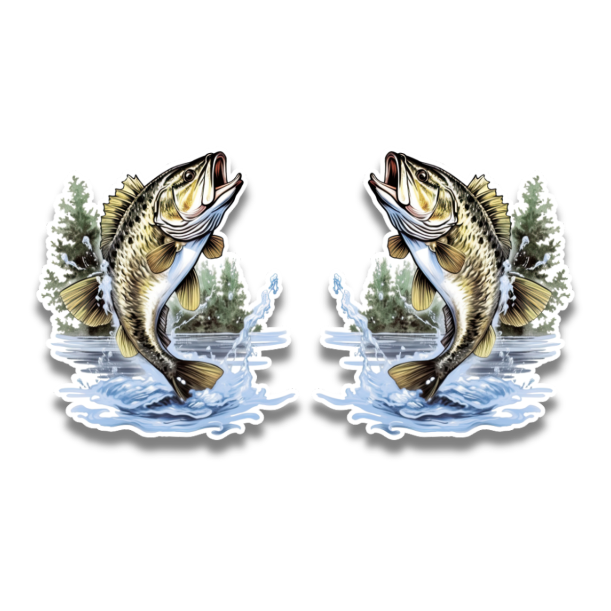 Fish Vinyl Decals Amazon.com: 100 PCS Fish Stickers Pack