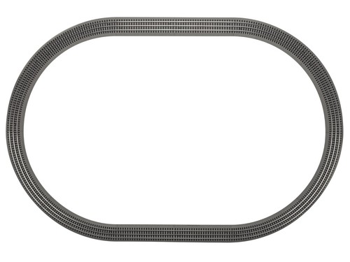 Lionel FasTrack 8 O36 Curved Track & 4 Straight 12pcs Makes Oval 40x60 ...