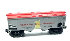 Vintage O/O27 K-Line Collectors Covered Hopper 90002 in Original Box 1992 Gray