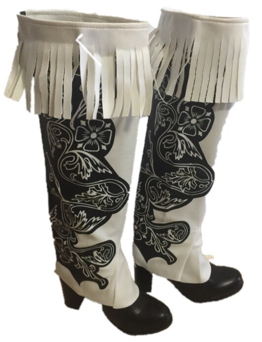 POLAINAS O CUBREBOTAS ADULTO 52 Cm VAQUERO COWBOY Carnaval .107