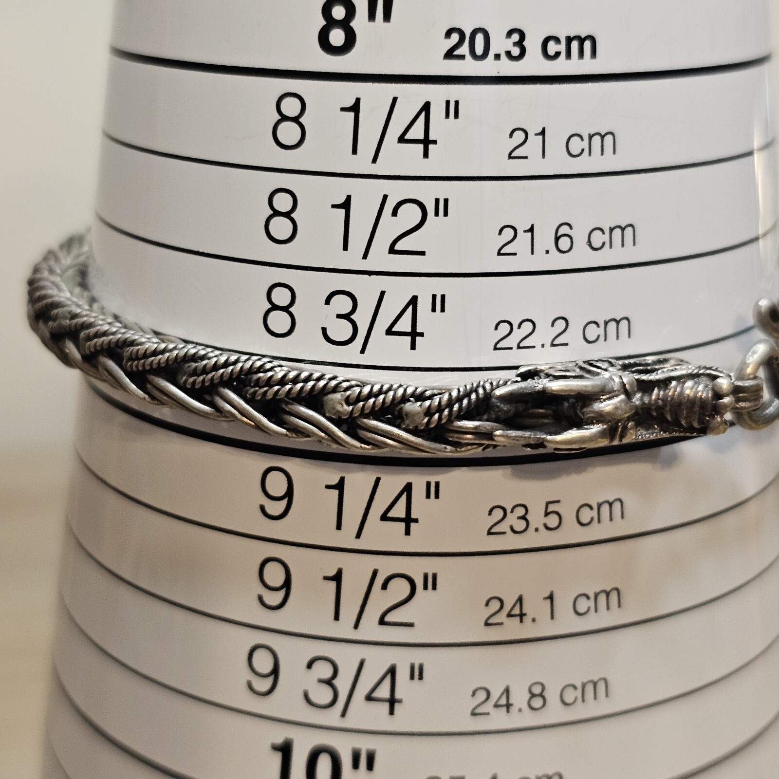 Heavy Solid Sterling Silver 925 Double Dragon Hea… - image 12