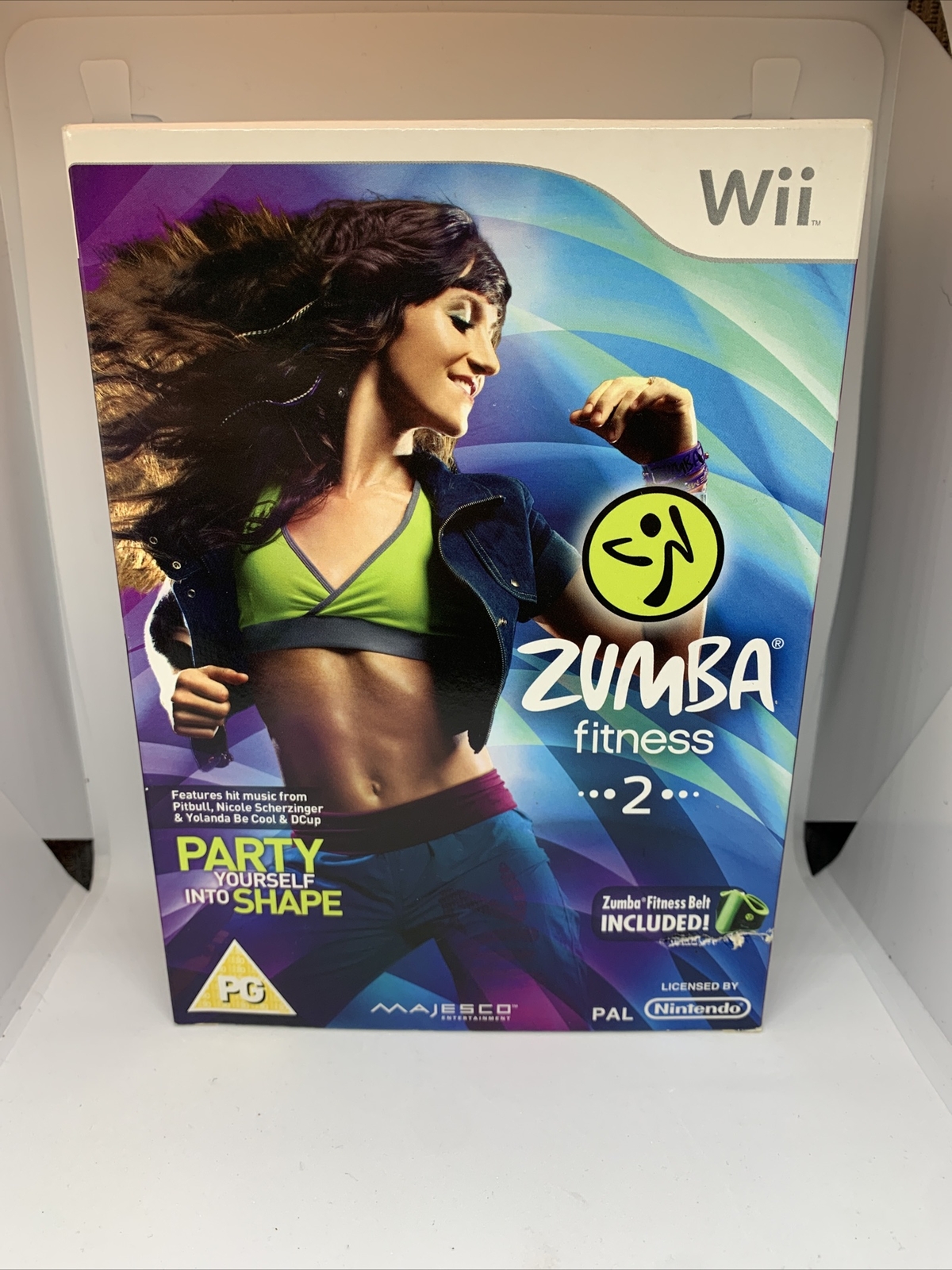 ZUMBA FITNESS 2 - game and belt bundle - NINTENDO Wii GAME