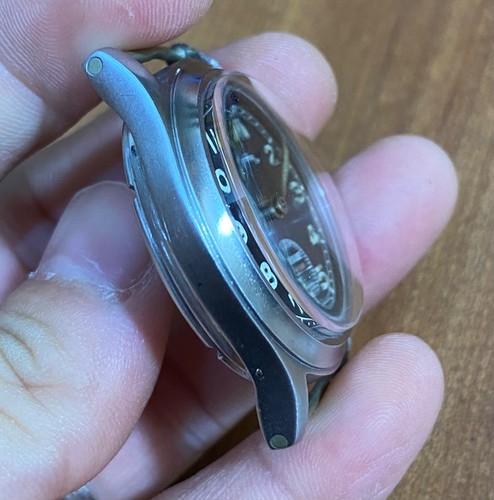 vintage Revue Sport DH Germany Military Army Watch Cal 59 Fixed Spring Bars - Picture 6 of 19