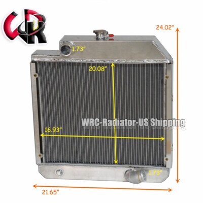 RE70236 Aluminum Tractors Radiator Fits John Deere 5410 5415 5420 5510 5515 5715