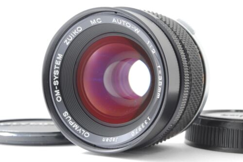 *NEAR MINT w/Cap* Olympus OM ZUIKO MC AUTO-W 35mm F/2 Wide Angle MF Lens JAPAN - Picture 1 of 10