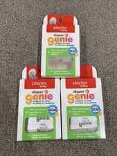 3X 4 Pack Platted Baby Diaper Genie Carbon Filter 12 Total 