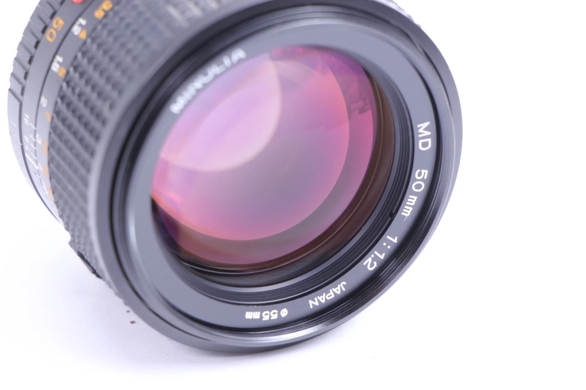 Minolta MD f/1.2 Camera Lenses 50mm Focal for sale - eBay