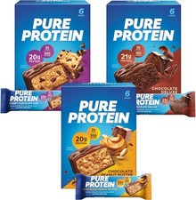 Variety Pack Protein Bars, 20g-21g Protein, Gluten Free, 18 Ct 3g Sugar, 190