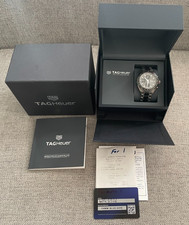 TAG Heuer Formula 1 Chronograph Calibre 16 Gray Dial Watch Full Set Box Papers