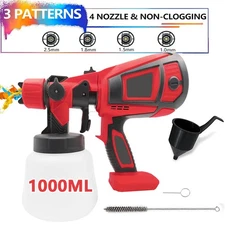Handheld Cordless Paint Sprayer, 4 Nozzles for Wood,Metal & Plastic Coating