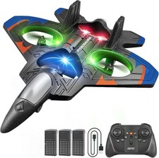 4DRC V32 Foam RC Planes with 3 Batteries, Remote Control Airplanes for Kids A...