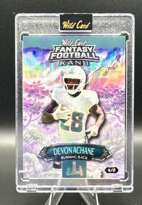 Devon Achane Wild Card 2026 Fantasy Football Kanji FMKMPU2-DA 4/8