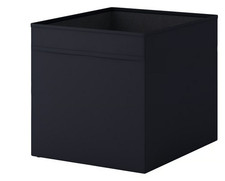 4x IKEA DRÖNA Fach Box, schwarz, 33x38x33 für Kallax Regale