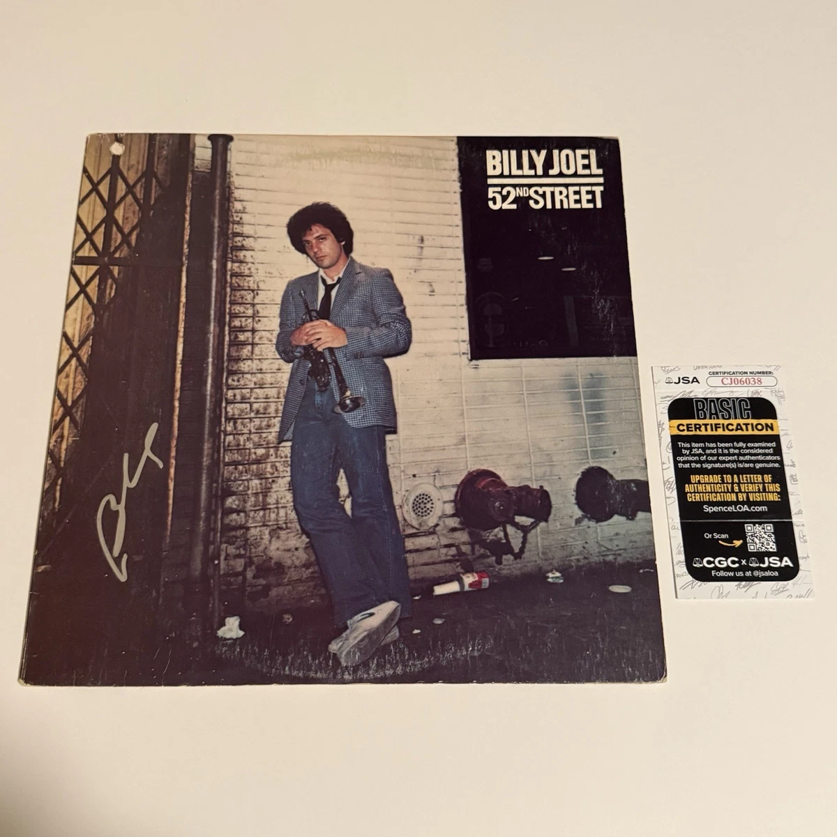 Billy Joel Signed In Original Autographed Rock & Pop Records for