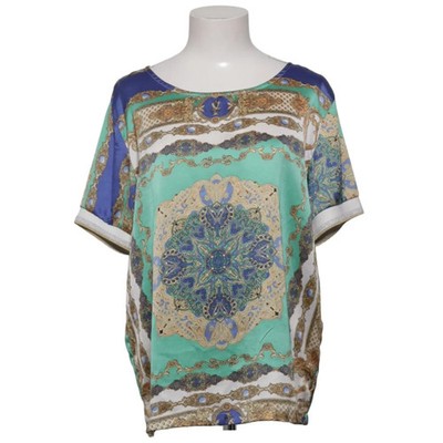 Sisters Point, Top, Größe: L, Grün/Blau/Mehrfarbig, Polyester, Paisley #cdu