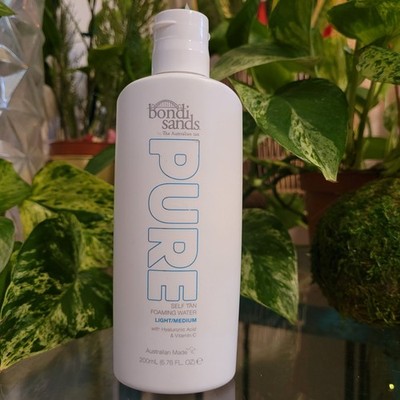 Bondi Sands PURE Sensitive Skin Self-tan Foaming Water Light Medium Tanning Foam