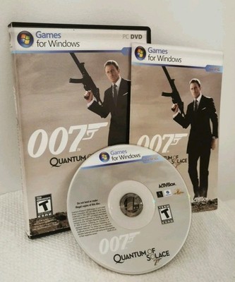 James Bond 007: Quantum of Solace Windows PC DVD CIB Complete In Box Tested