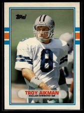 1989 Topps Traded Troy Aikman #70T Dallas Cowboys