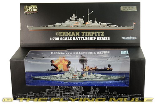 Forces of Valor 1:700 Bismarck-class Battleship Kriegsmarine Tirpitz - Picture 8 of 8