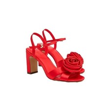 NWT-7-J.Crew Factory Satin Rosette Heels
