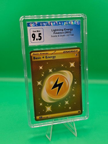 Basic Lightning Energy graded CGC 9.5 for sale on eBay