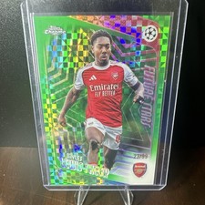 Myles Lewis‑Skelly 23/99 Topps Chrome Future Stars – Arsenal FC Rookie Card. rookie card picture