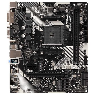 For ASRock B450M-HDV R4.0 Motherboard AM4   B450 DDR4 M.2 Micro-ATX #ac