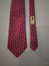Men's 100 Silk Tie Hand Made in the USA by Vineyard vines.Crowned Crab