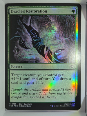 Oracle's Restoration (FOIL) - C156 - MTG - Secrets of Strixhaven (SOS)