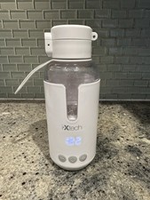 IXTECH Wireless Travel Bottle Water/ Milk Warmer 240ml Adjustable Temperature