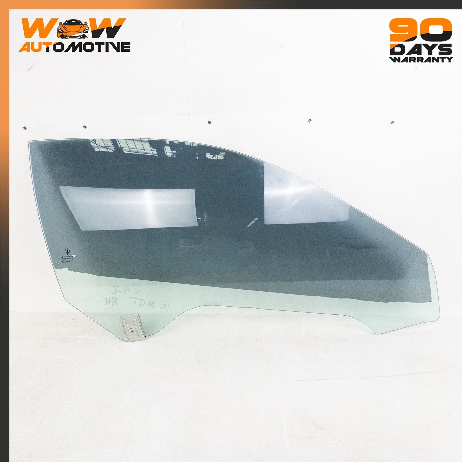08-19 MASERATI GRANTURISMO S FRONT RIGHT PASSENGER SIDE DOOR GLASS WINDOW OEM