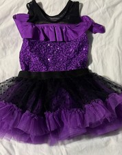 Weissman Dress Costume small child IC, RN64830, Purple/Black Style:10808 Dance