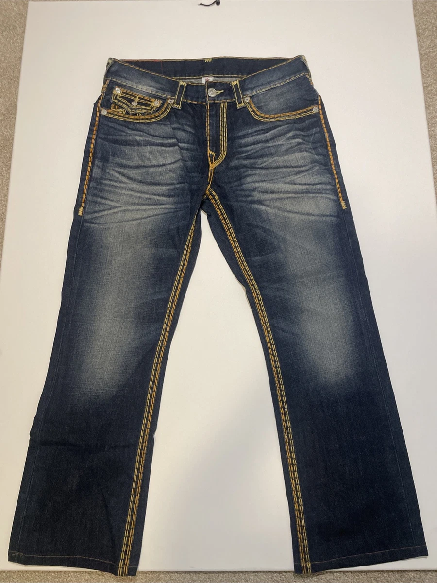 True Religion Ricky Blue Jeans for Men for sale | eBay