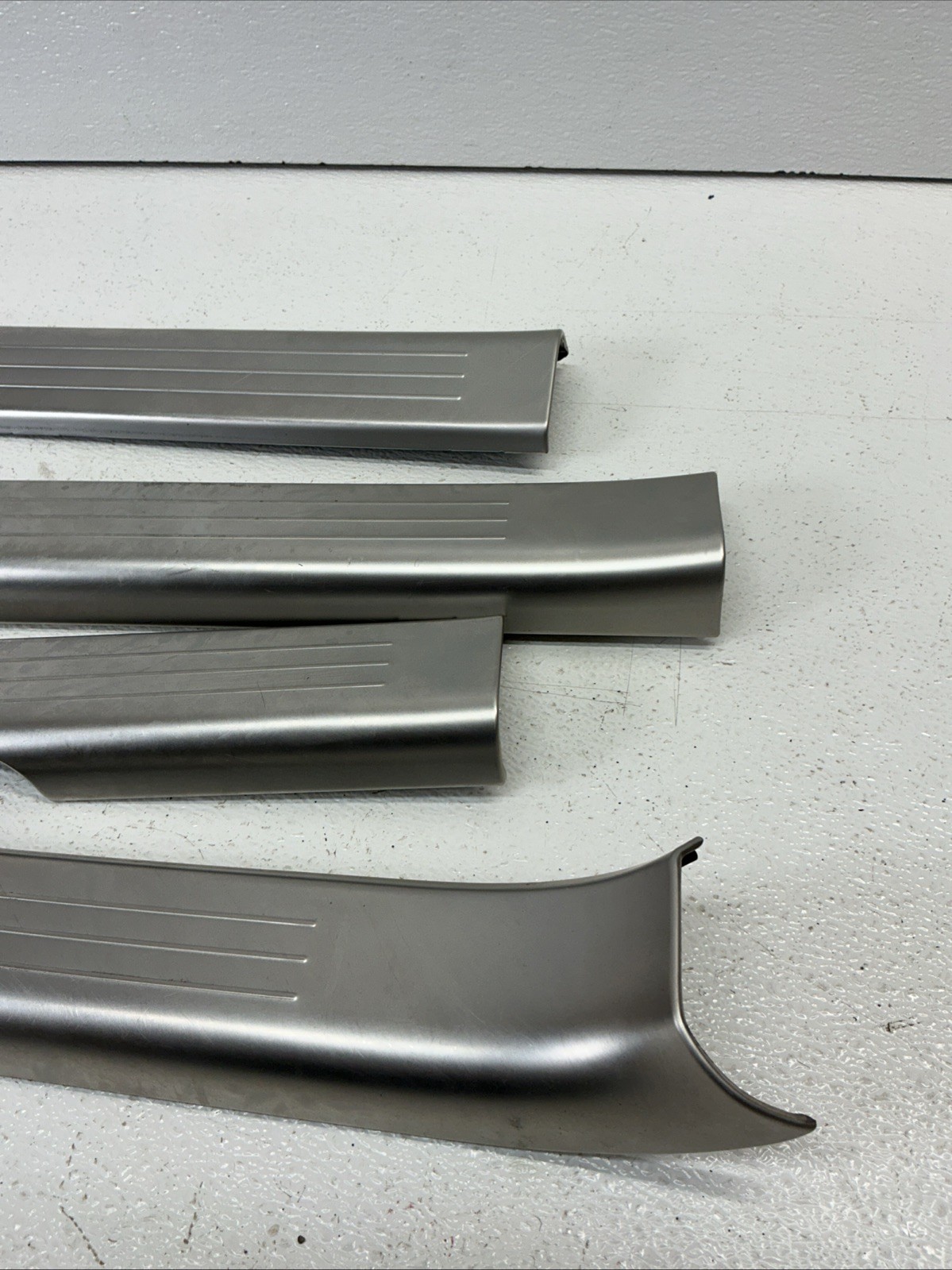 06-13 Bentley Continental Flying Spur Front & Rear Side Door Step Sill Set OEM