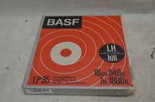 BASF Blank LP35 Long Play Reel to Reel Tape 7" 1800 ft New Sealed 