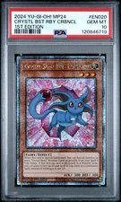 2024 Yu-Gi-Oh Crystal Beast Ruby Carbuncle EN014 Quarter CSR PSA 10 (Aug 25)