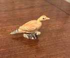 Vintage Miniature Pheasant Bird Family Figurines 3 Piece Striped Tail EC — photo 10