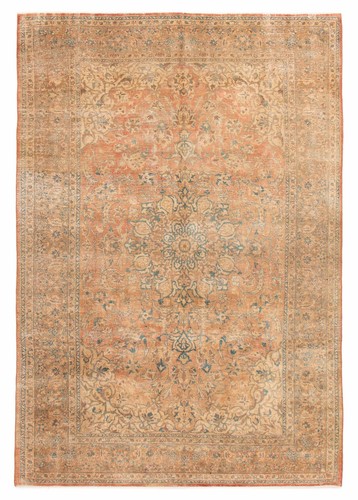 Traditional Vintage Hand-Knotted Carpet 7'9" x 11'8" Wool Area Rug