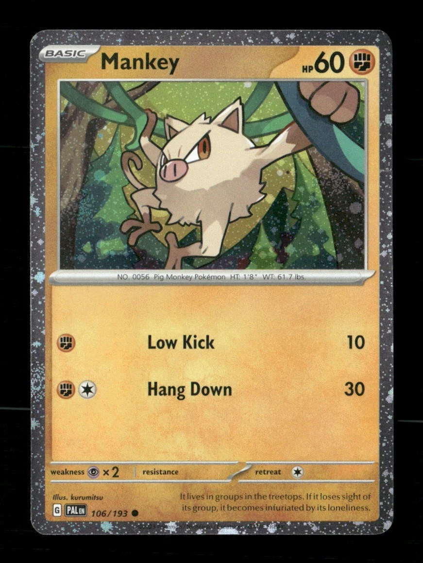 Mankey Pokemon Card for sale